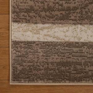 Bernadette Beige 5 ft. x 8 ft. Loomed Abstract Polypropylene Rectangle Area Rug