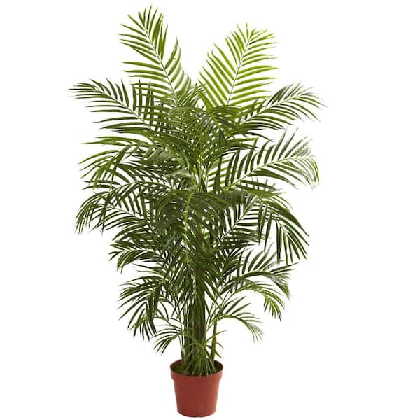 Nearly Natural 4.5 ft. Artificial UV Resistant Indoor/Outdoor Areca Palm