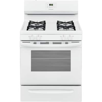 30 in. 5.0 cu. ft. Gas Range with Manual Clean in White