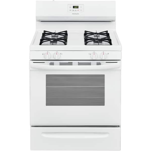 Frigidaire 30 in. 5.0 cu. ft. Gas Range with Manual Clean in White