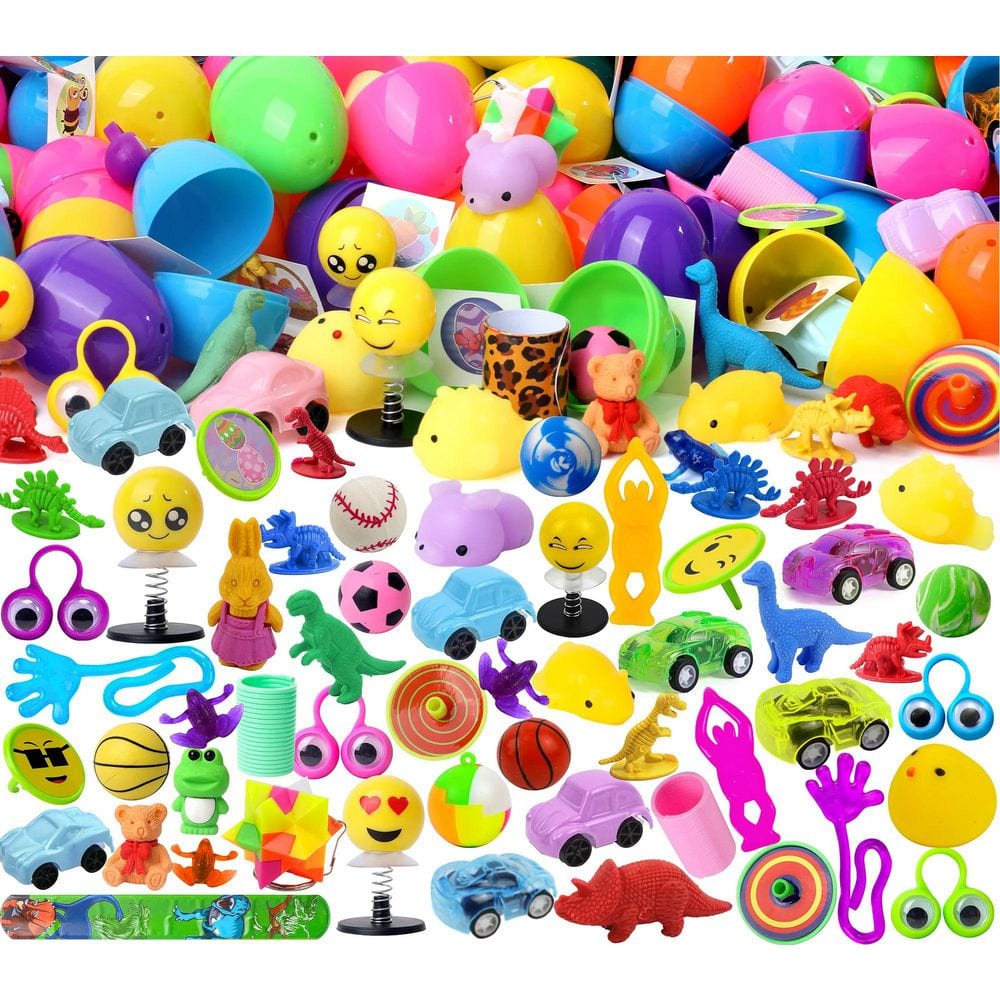 2.3 in. H 144 Colorful Prefilled Easter Eggs with assorted toys price history on PriceWatchPro
