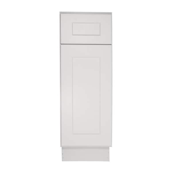 12 in. W x 34.5 in. H x 24 in. D Dove Shaker Ready to Assemble Plywood Base Kitchen Cabinet