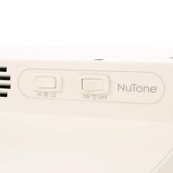 Broan-NuTone RL6200 Series 24 in. Ductless Under Cabinet Range Hood with  Light in White RL6224WH - The Home Depot