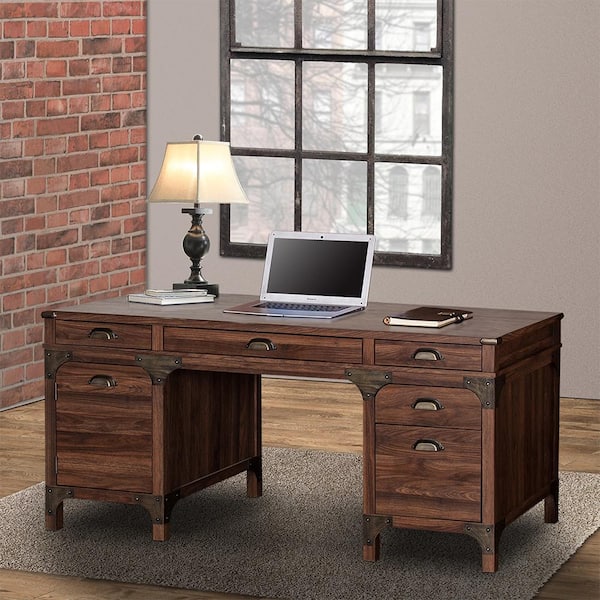 Larissa solid store wood desk