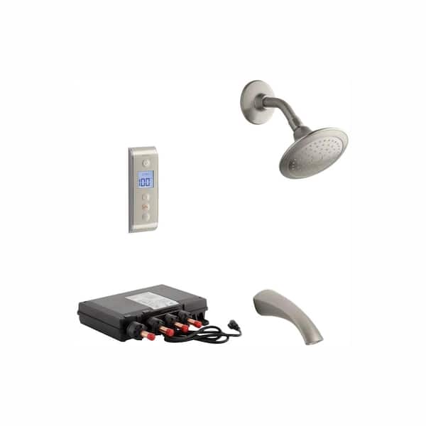 Mistos DTV Prompt Digital Single-Handle 1-Spray Tub and Shower Faucet System in Vibrant Brushed Nickel (Valve Included) Mistos DTV Prompt Digital Single-Handle 1-Spray Tub and Shower Faucet System in Vibrant Brushed Nickel (Valve Included)