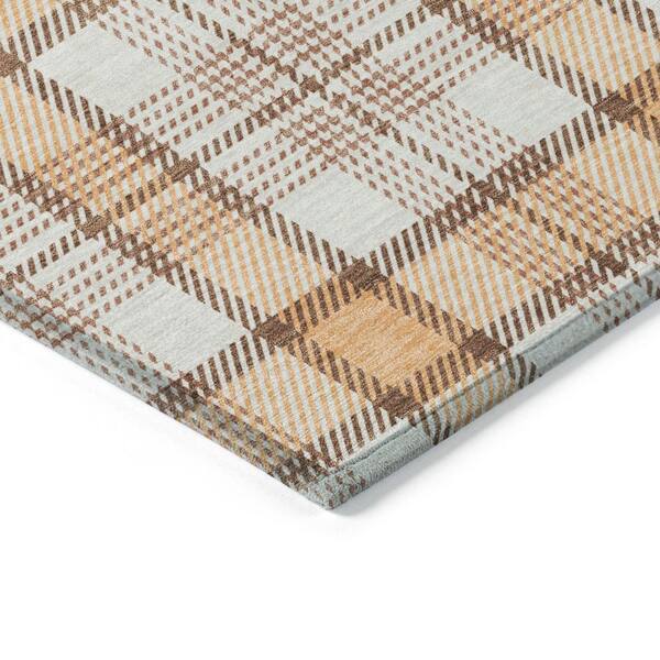 Chantille Machine Washable Indoor/Outdoor Abstract ACN1052 Peach 3 ft. x 5 ft. Area Rug