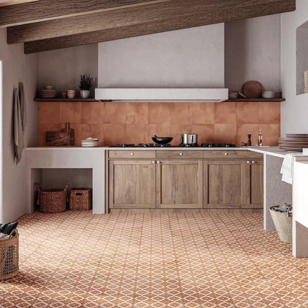 Bari Fortuna Cotto 13 in. x 13 in. Porcelain Floor and Wall Tile (10.53 sq. ft. /Case)