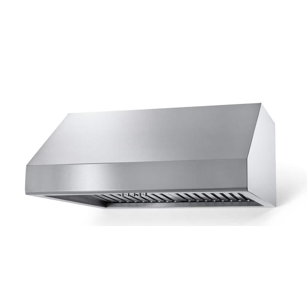 24-Inch Stainless Steel Convertible Range Hood with Charcoal Filter