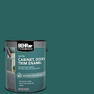 1 gal. #MQ6-05 Verdant Forest Satin Enamel Interior/Exterior Cabinet, Door & Trim Paint