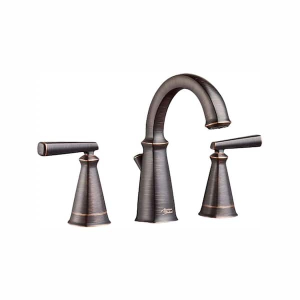 American Standard Edgemere 8 in. Widespread 2-Handle Bathroom Faucet with Metal Speed Connect Drain in Legacy Bronze