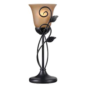 Arbor 16.25 in. 1-Light Bronze Table Torchiere Lamp