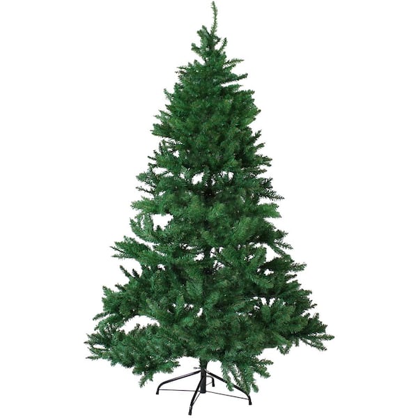 Sunnydaze Decor Sunnydaze 6 ft. Unlit Faux Tannenbaum Christmas Tree with  Hinged Branches VTY-886 - The Home Depot