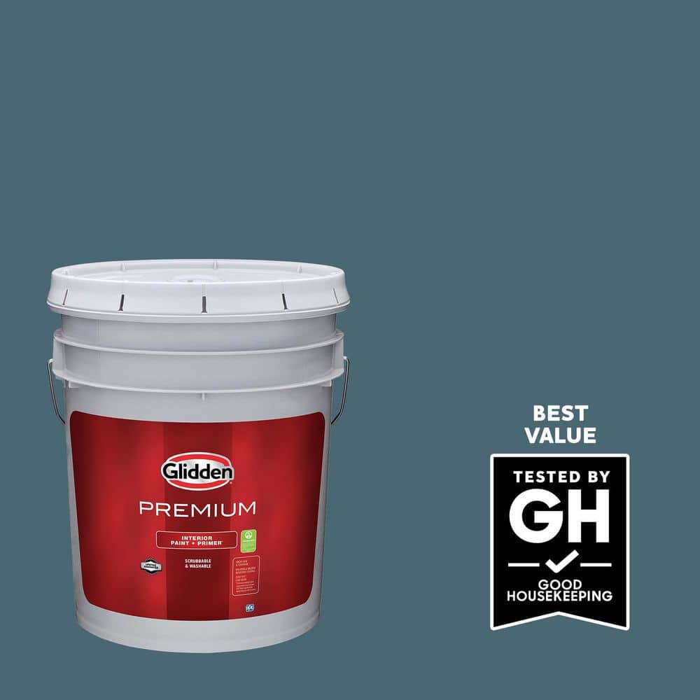 Glidden Premium 5 gal. #PPG1149-6 Azalea Leaf Eggshell Interior