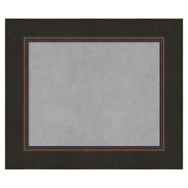 Amanti Art Milano Bronze 26 in. x 22 in Framed Magnetic Board