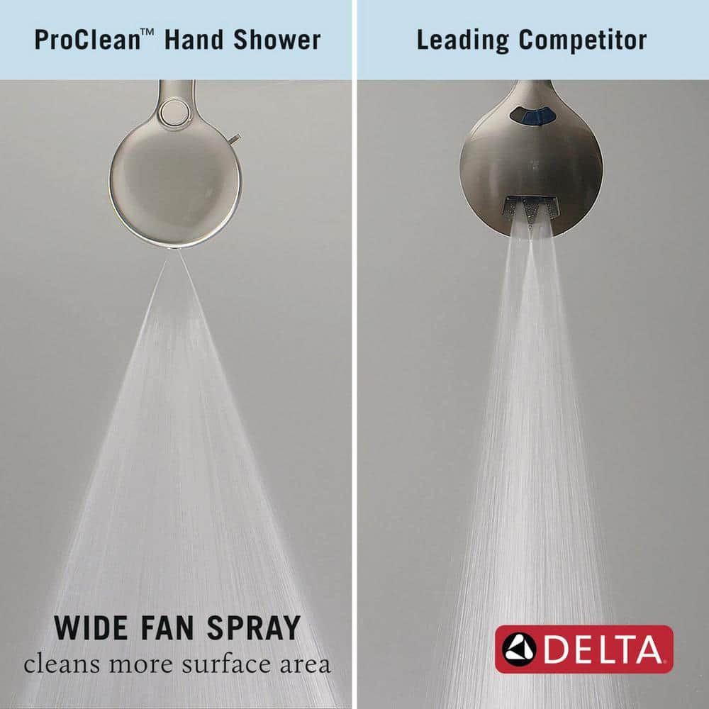 Lumicoat Chrome Adjustable Multi-Head Handheld Shower System