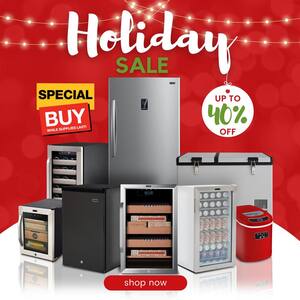 Stainless Steel 1.2 cu. ft. Cigar Cooler Humidor