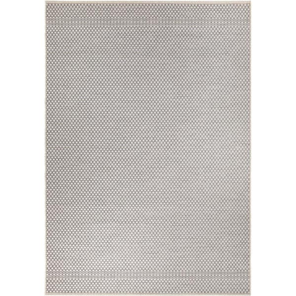 Orian Rugs Checkmate Gray 5 ft. x 8 ft. Indoor/Outdoor Area Rug