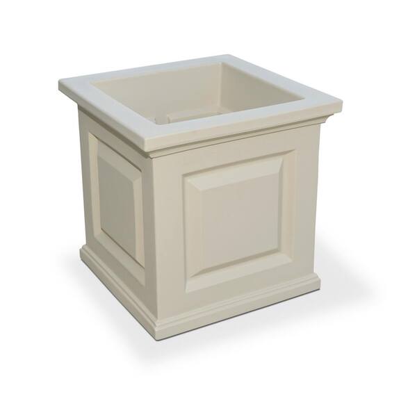 Mayne Self-Watering Nantucket 16 in. Square Clay Plastic Planter