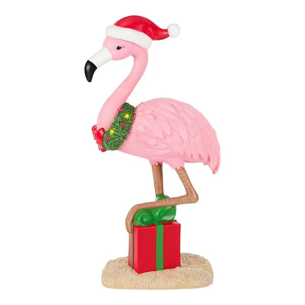 2.5 ft Hand-Painted LED Flamingo