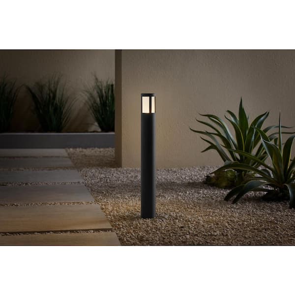 Rodham 190 Lumen 20 in. Low Voltage Black Hardwired Integrated LED Weather Resistant Outdoor Path Light