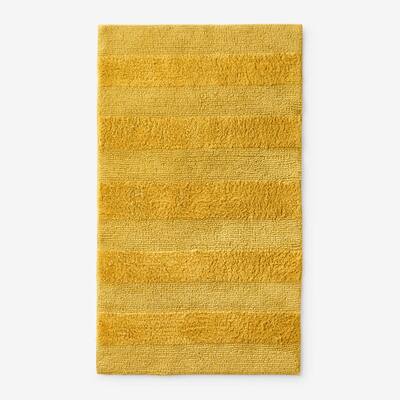 Company Cotton Reversible Deep Yellow 34 in. x 21 in. Cotton Bath Mat