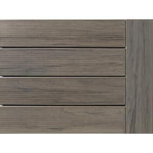 Timber Tech1 in. x 5.36 in. x 1 ft. PRO Legacy Ashwood Composite Deck Board Sample