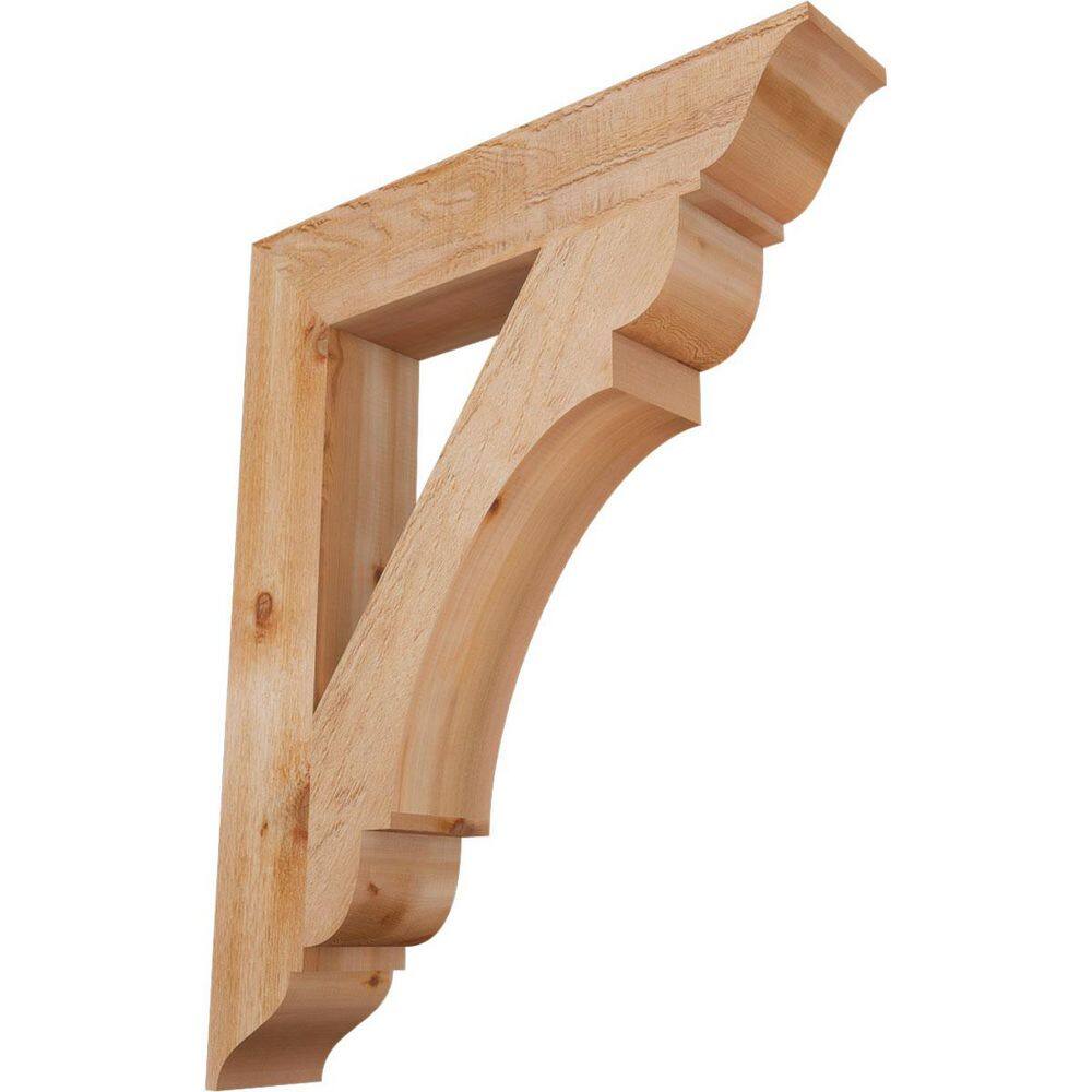 6 in. x 40 in. x 32 in. Western Red Cedar Olympic Traditional Rough Sawn Bracket price history on PriceWatchPro