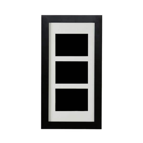 Southern Enterprises 22 in. H x 12 in. W Photo Display Jewelry Armoire in Black