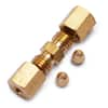 LTWFITTING 1/8 in. O.D. Brass Compression Coupling Fitting (10-Pack)  HF62210 - The Home Depot