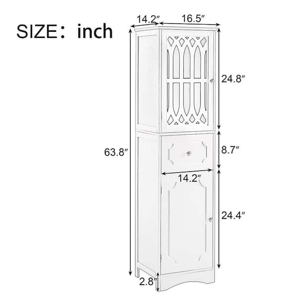 NW600-0201ILC 2-Drawer Cabinet in Narrow Width in Standard Depth and  Under-Desk /Stacked Height