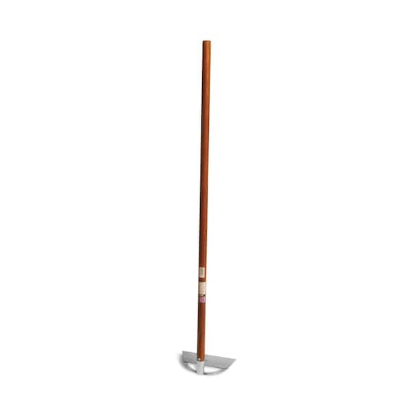 Nisaku 8 in. Blade Stainless Steel Half Moon Rake NJP205 - The Home Depot