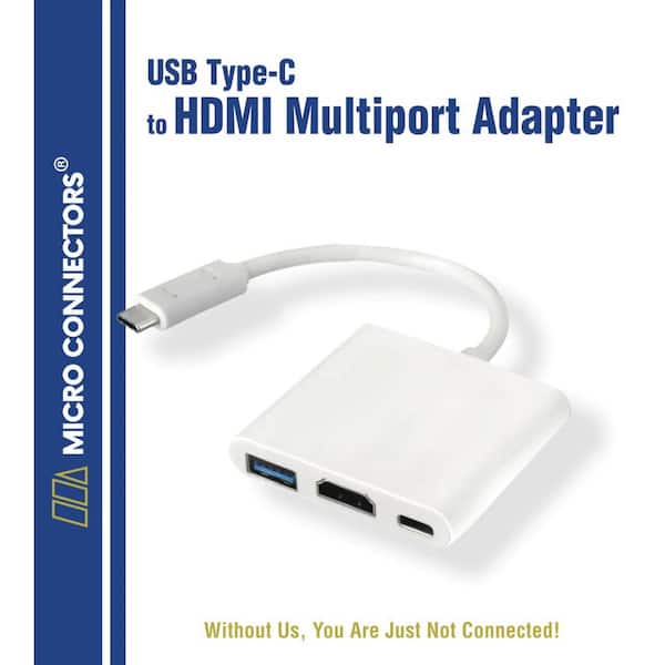 Micro Connectors, Inc USB-C to HDMI/USB A 3.0/USB-C Multiport