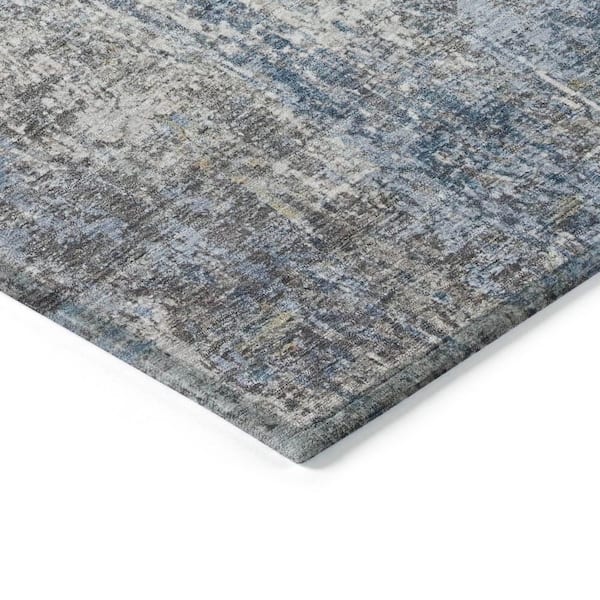 Chantille Machine Washable Indoor/Outdoor Abstract ACN1765 Blue 9 ft. x 12 ft. Area Rug