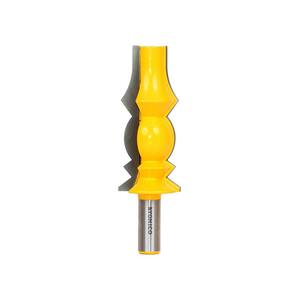 Carbide Tipped Crown Molding Router Bit 1/2'' Shank Fits Flooring,Table,Door