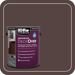 1 gal. #PFC-25 Dark Walnut Smooth Solid Color Exterior Wood and Concrete Coating