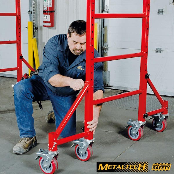 26.5 in. Outrigger Set w/6 in. Caster Wheels, Heavy-Duty Scaffolding Equipment for 6 ft. Baker Scaffold I-BMSS(Set of 4)