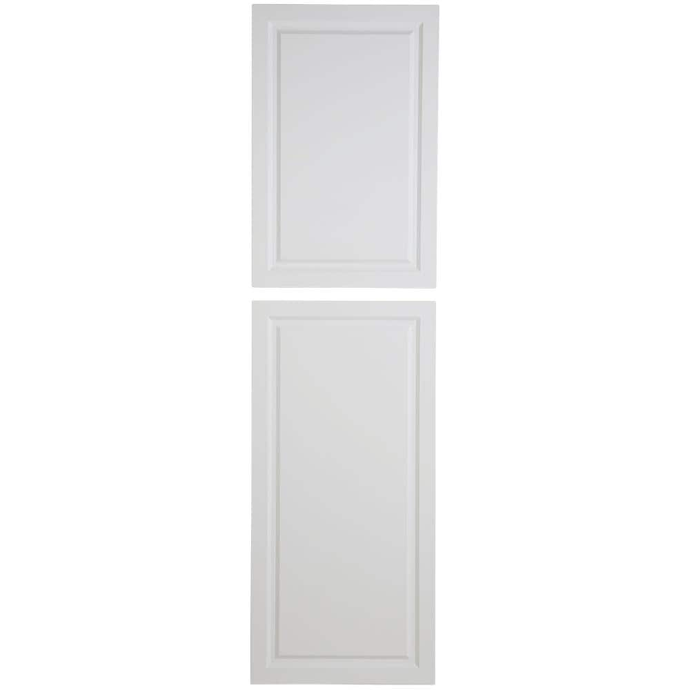 Hampton Bay White 23.86x85.71x0.63 in. Decorative Pantry End Panel ...