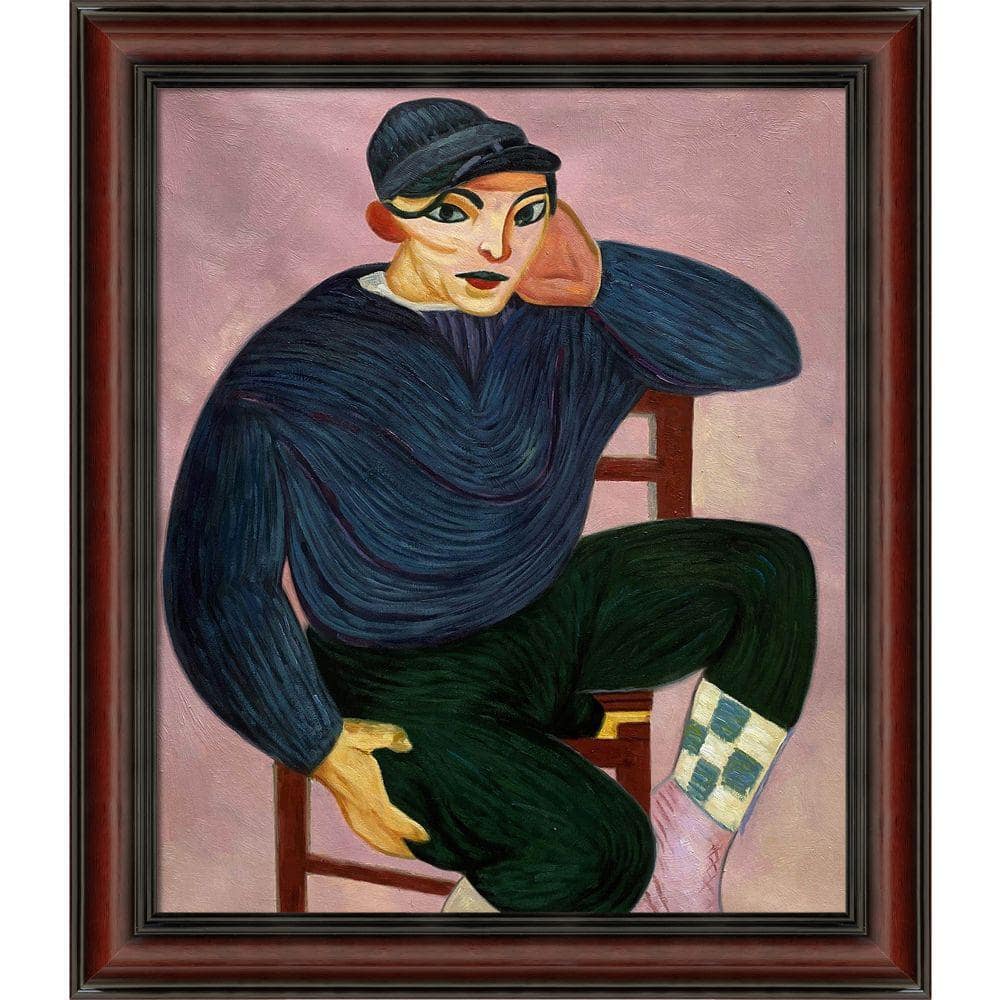 LA PASTICHE Young Sailor II by Henri Matisse Grecian Wine Framed