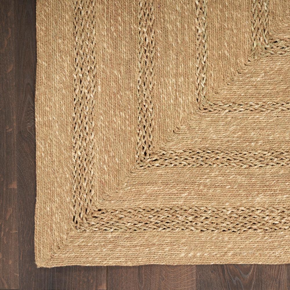 Natural Seagrass Handwoven Rectangular 5' x 7' Indoor/Outdoor Rug