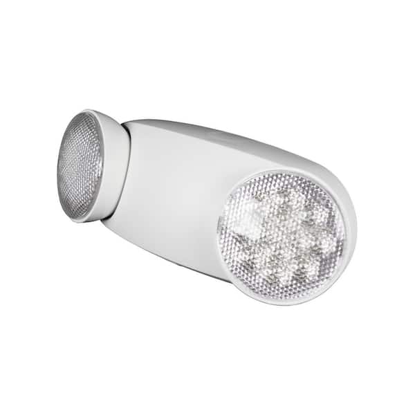 PE2EU Collection 1-Watt White Integrated LED Emergency Light