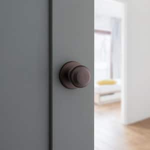 Cove Venetian Bronze Passage Door Knob for Hall or Closet featuring Microban Technology