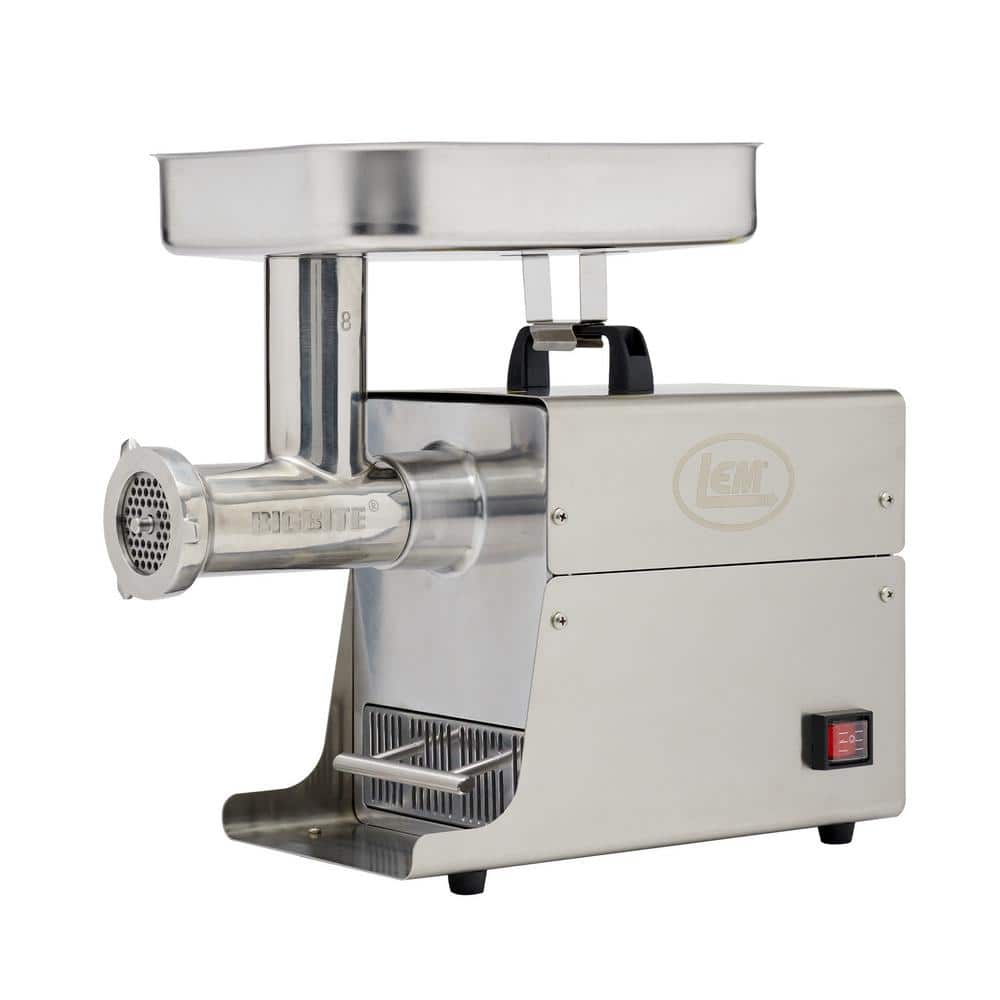 LEM Big Bite Stainless Steel Electric Meat Grinder with 0.5 HP Motor