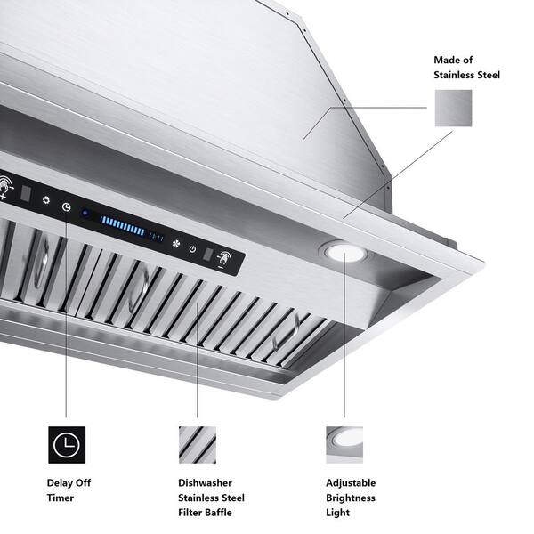 Home depot 42 inch range hood sales