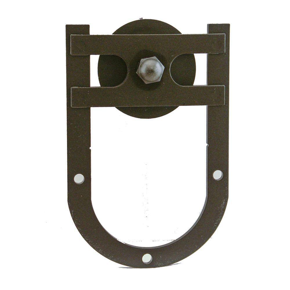 Quiet Glide American Home Horseshoe Single Door Barn Door Hardware Kit