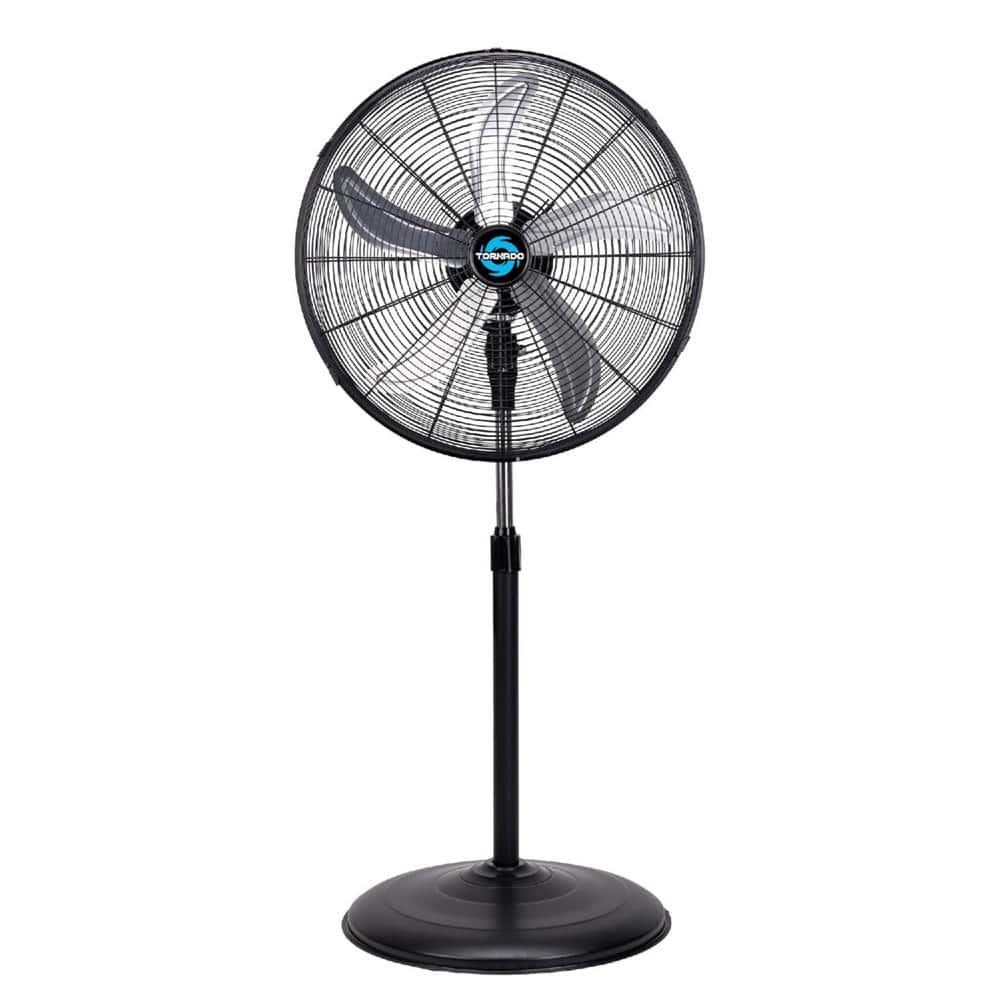 High Velocity Metal Oscillating Pedestal Fan Commercial, Industrial Use 3 S