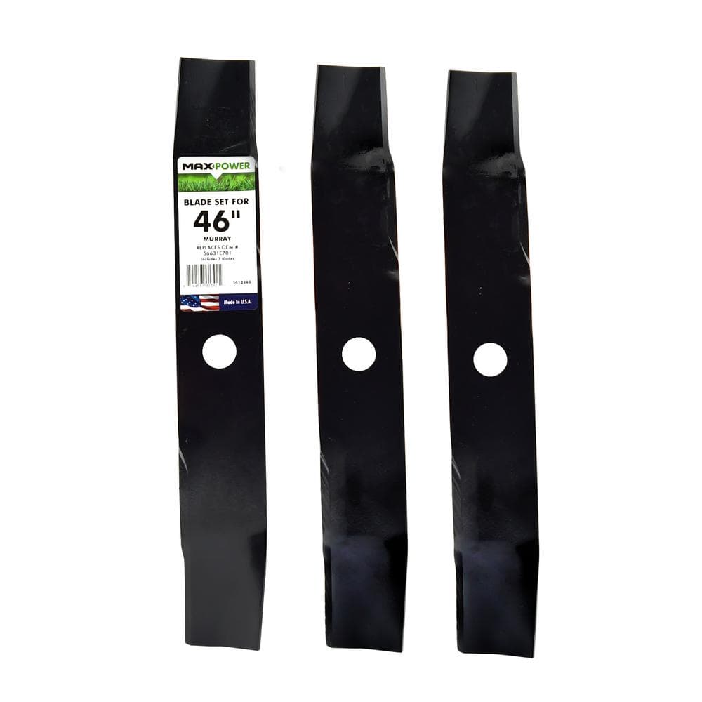 3 Blade Mulching Set for Many 46 in. Cut Murray Mowers, Replaces OEM # 56631E701 and 656631 price history on PriceWatchPro