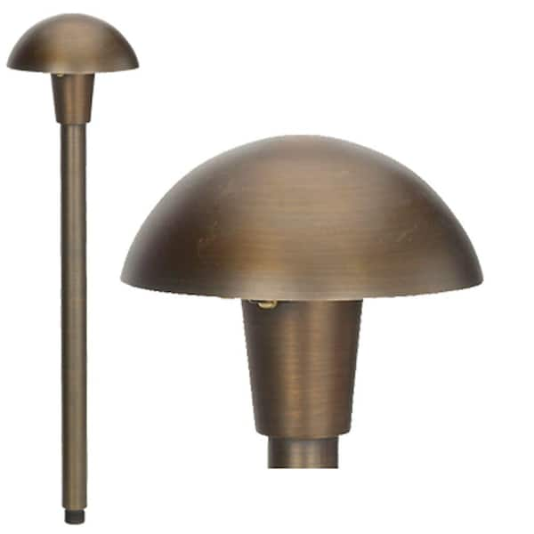 Best Quality Lighting 1-Light Antique Bronze Die Cast Brass Path Light