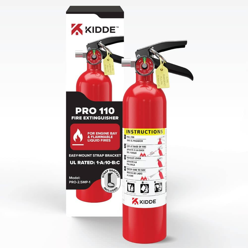 Reviews for Kidde Pro 110 Rechargeable (1-A:10-B:C) Class ABC 2.6 (lb ...