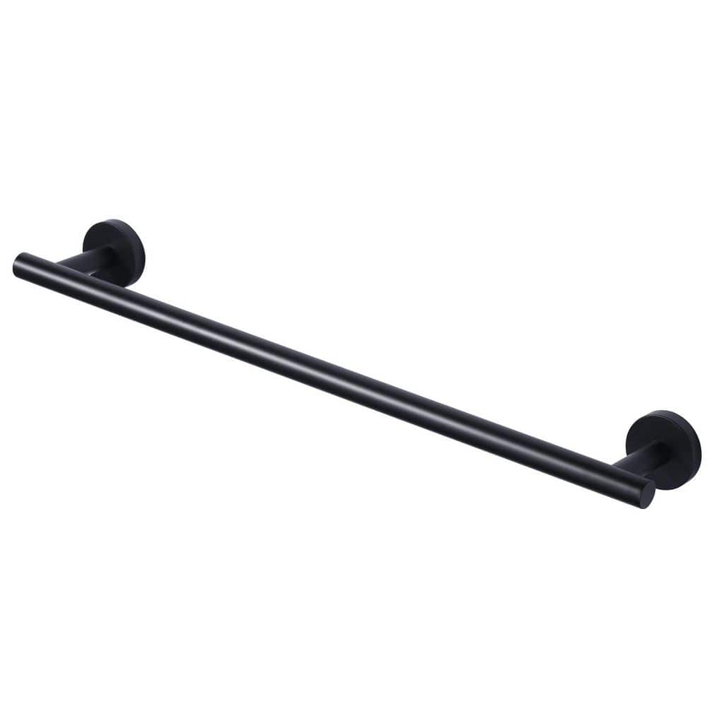 20 in. Wall Mounted Single Towel Bar Bath Hardware Accessory in Matte Black price history on PriceWatchPro