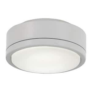 Rudolph 1-Light LED Flat White Ceiling Fan Light Kit